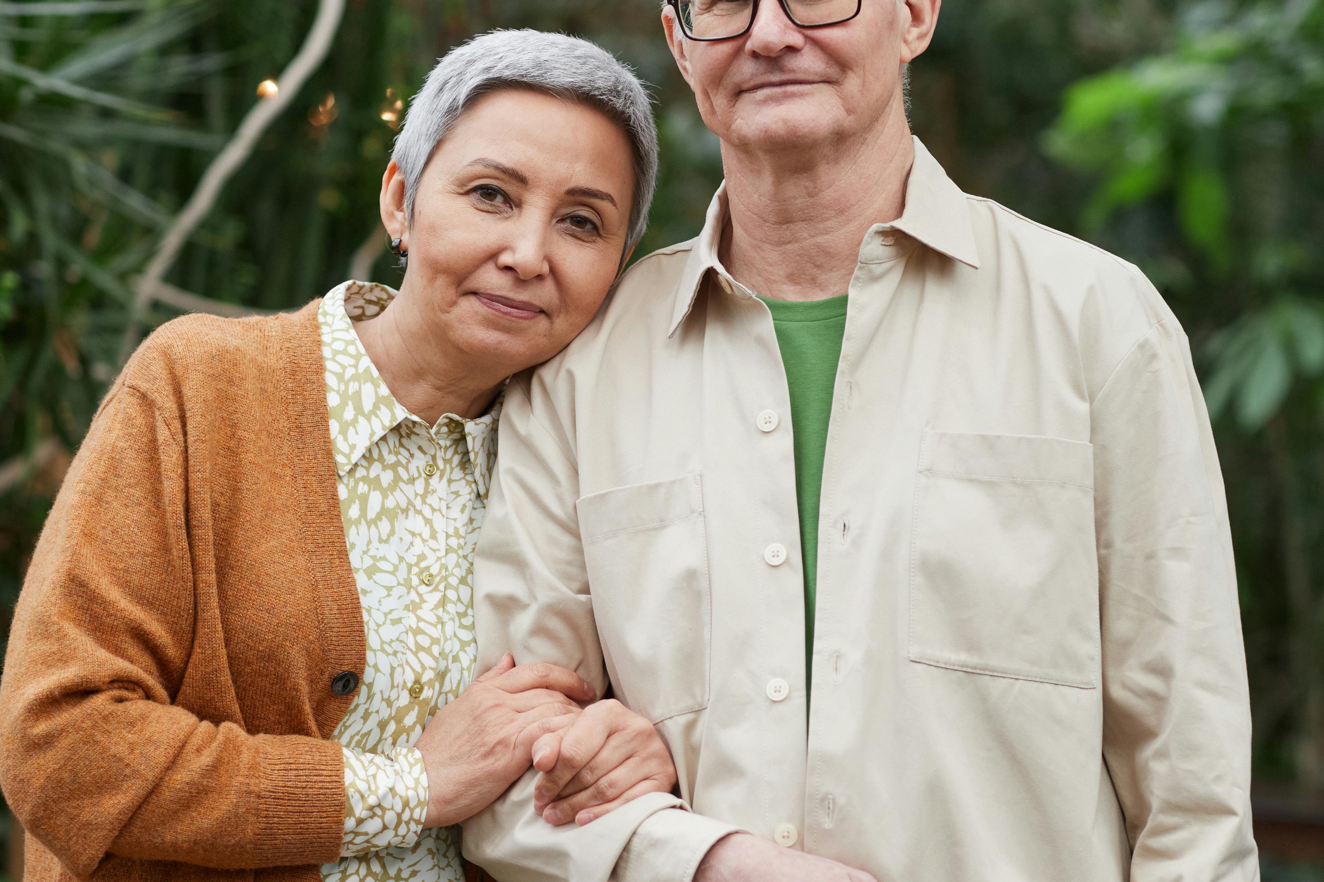 elderly couple